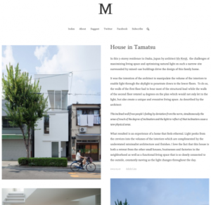 minimalissimo「玉津の住宅 / house in tamatsu」掲載