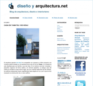 diseno y arcquitectura.net「玉津の住宅 / house in tamatsu」掲載