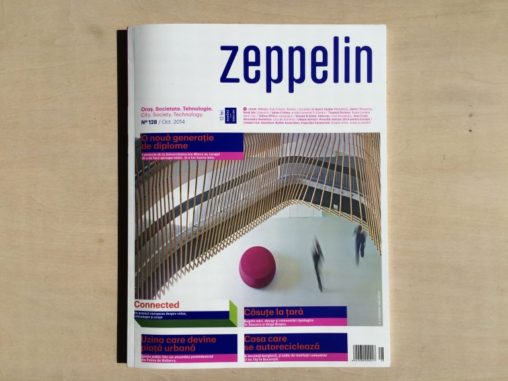 ルーマニアの建築・デザイン誌 Zeppelin magazine No.128「玉津の住宅 / house in tamatsu」掲載